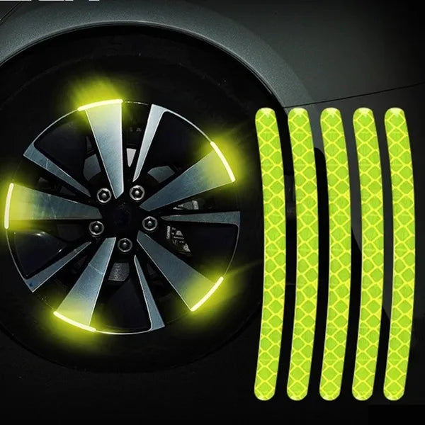 Car Wheel Hub Sticker High Reflective Stripe Tape